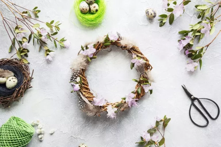 Wielkanocne kółko z wikliny z Cudowny Świat Wikliny