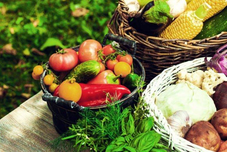 Złap jesień w kosze wiklinowe