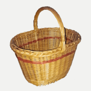 Kosz gospodarczy z Wikliny - zdobiony paskiem