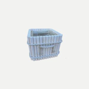 Donica kwadratowa z wikliny 25 x 25 x 20 cm