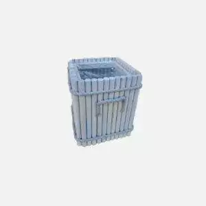 Donica kwadratowa z wikliny 25 x 25 x 30 cm