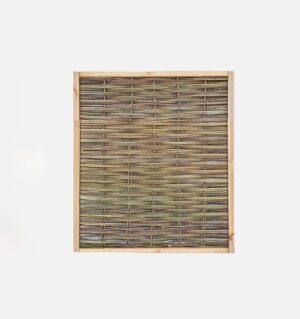 Płot z wikliny, rama frezowana 120cm szerokości i wysokości 140cm