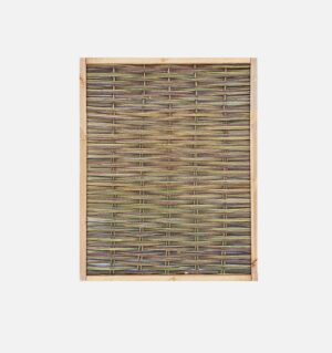 Płot z wikliny, rama frezowana 120cm szerokości i wysokości 160cm