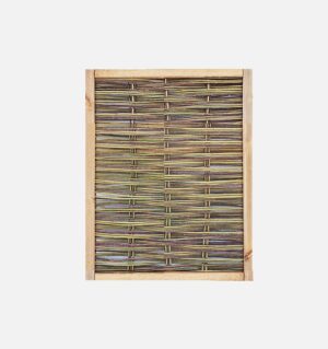 Płot z wikliny, rama frezowana 90cm szerokości i wysokości 100cm