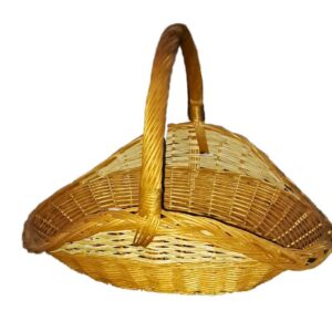 Kosz kominkowy jasny - duży: dł.67×szer.43×wys.22